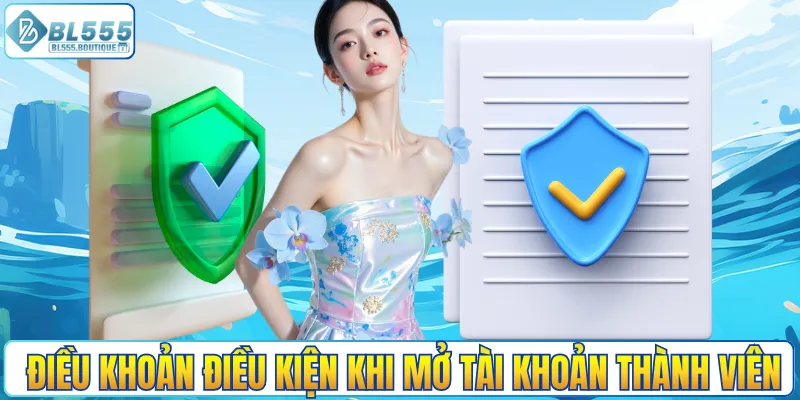Điều khoản điều kiện khi mở tài khoản thành viên