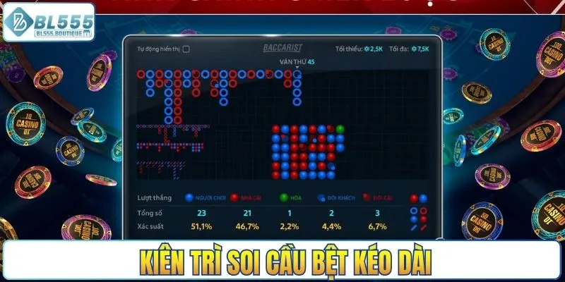 Kiên trì soi cầu bệt kéo dài